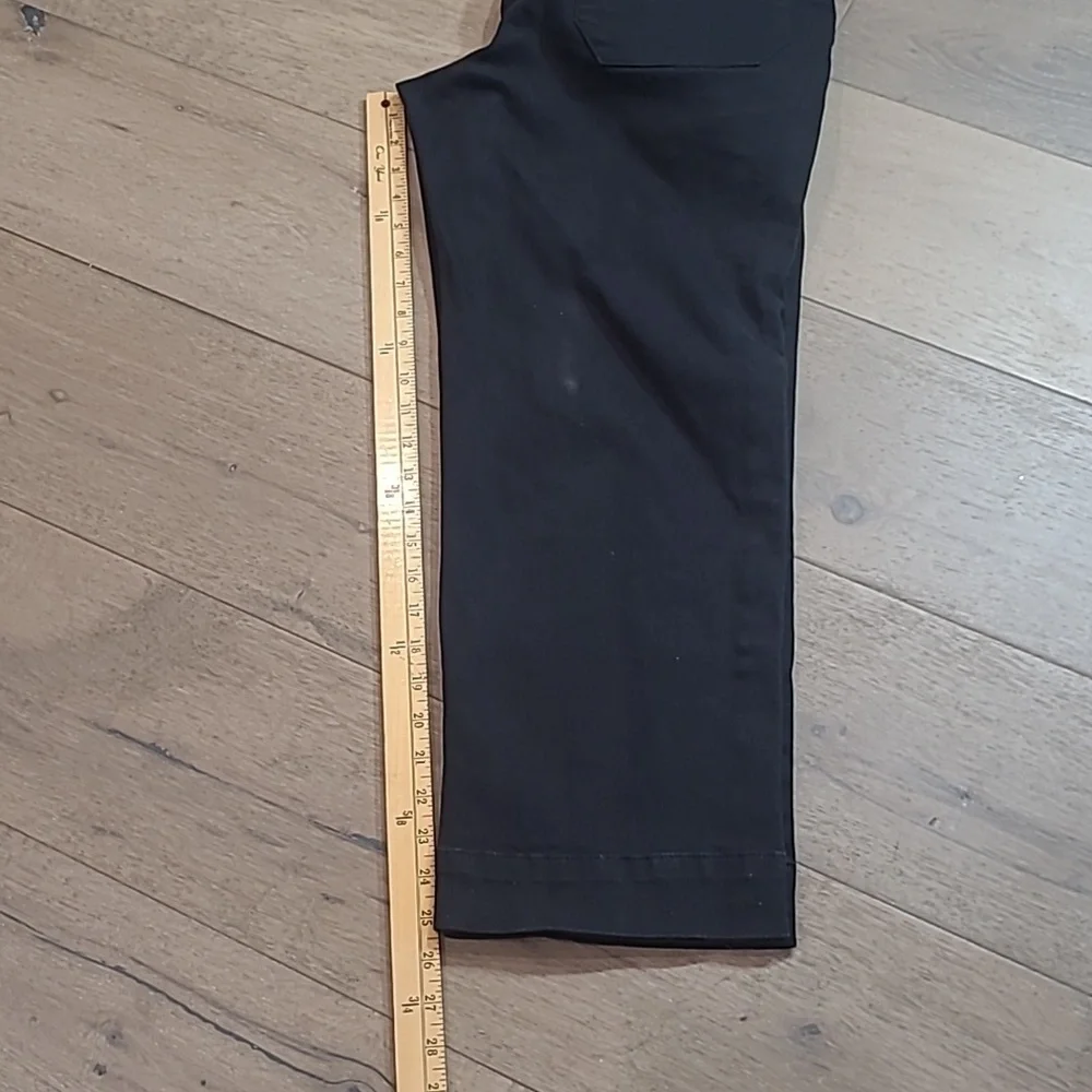 EUC Everlane Jeans Women's sz 6 Black High Rise Wide Leg Crop Pants